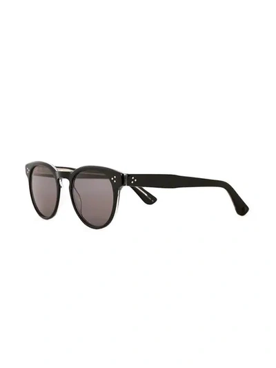Shop Garrett Leight Boccaccio Sunglasses In Black