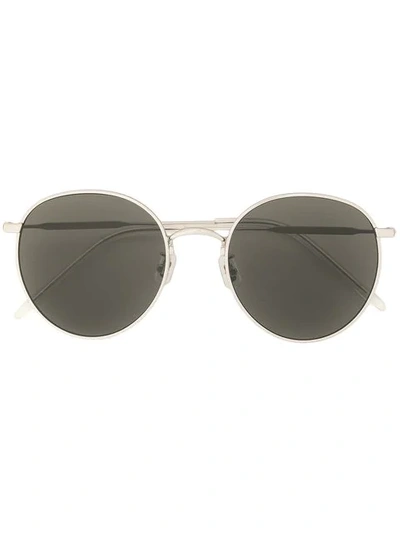 Shop Gentle Monster Waterdrop Sunglasses In Silver