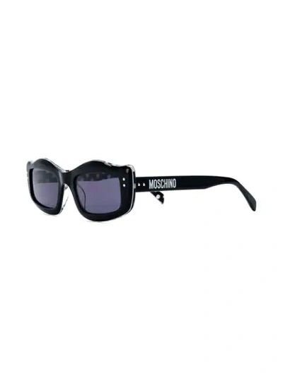 Shop Moschino Eyewear Mos029/s Sunglasses In Black