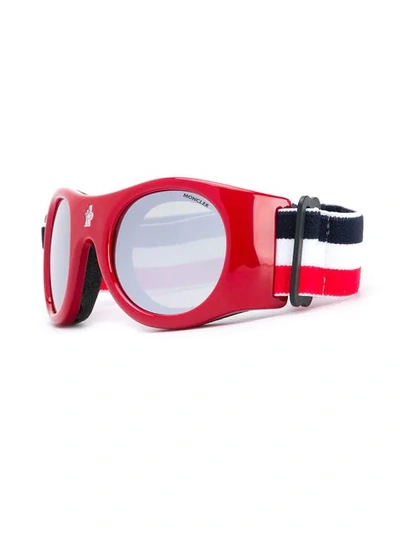 Moncler Mountaineering Goggles In Red