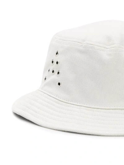 Shop Acne Studios Buk A Twill Hat In White