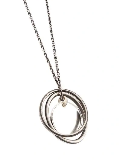 Shop Werkstatt:münchen Long Necklace In Silver