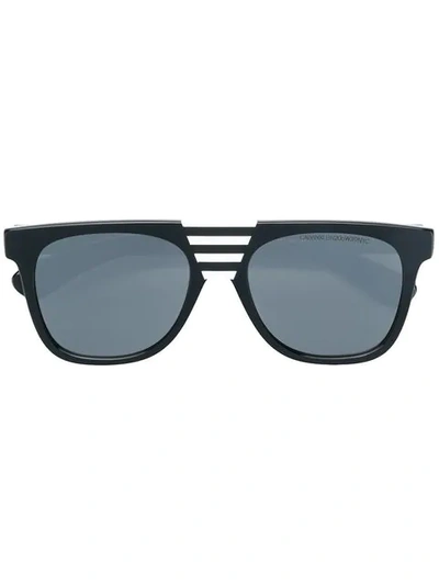 Shop Calvin Klein 205w39nyc Square Shaped Sunglasses In Black