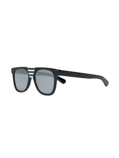 Shop Calvin Klein 205w39nyc Square Shaped Sunglasses In Black