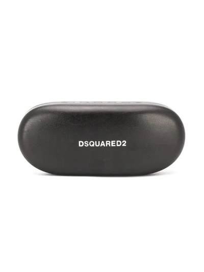 Shop Dsquared2 Cat Eye Glasses In Brown