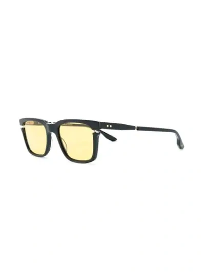 Shop Dita Eyewear Avec Sunglasses In Yellow