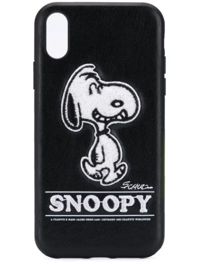 Shop Marc Jacobs X Peanuts® Iphone Xr Case In Black