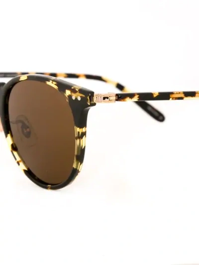 Shop Garrett Leight Ocean Sun Sunglasses In Brown