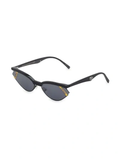 Shop Fendi X Gentle Monster Cat-eye-sonnenbrille In F0g8t-black+yellow