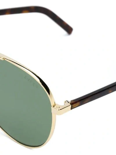 Shop Retrosuperfuture Ideal Pilot-frame Sunglasses In Brown