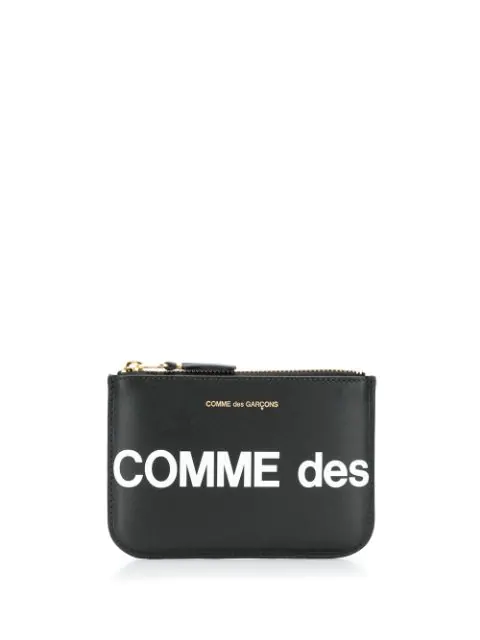 comme des garçons huge logo wallet