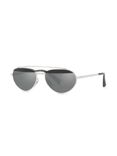 Shop Alain Mikli Elicot Sunglasses In Silver