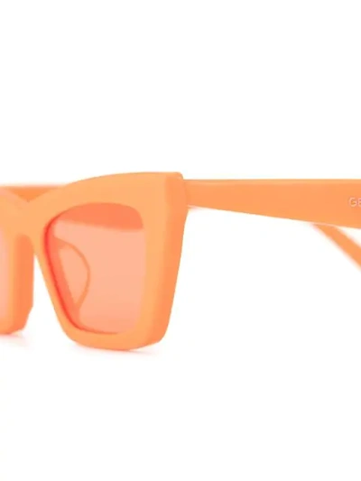 Shop Gentle Monster Chapssal Or1 Sunglasses In Orange