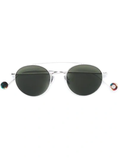 Shop Ahlem 'bastille' Sunglasses In Metallic
