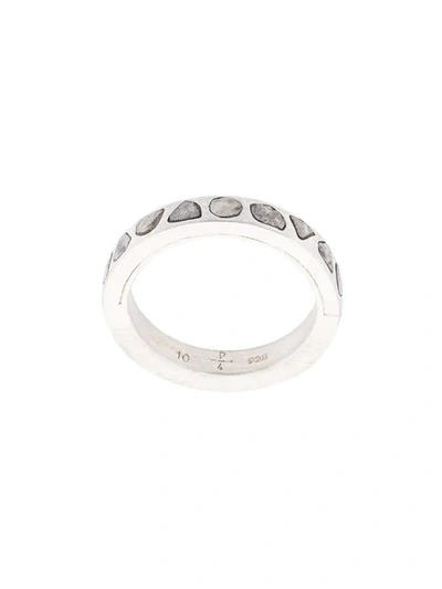 Parts Of Four Mega Pavé Sistema Ring In Metallic