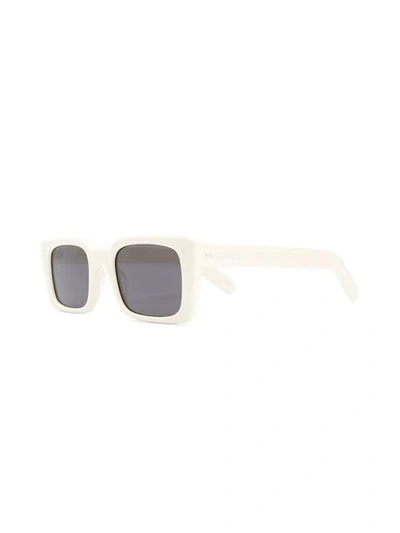 Shop Gucci Rectangular Sunglasses In Neutrals
