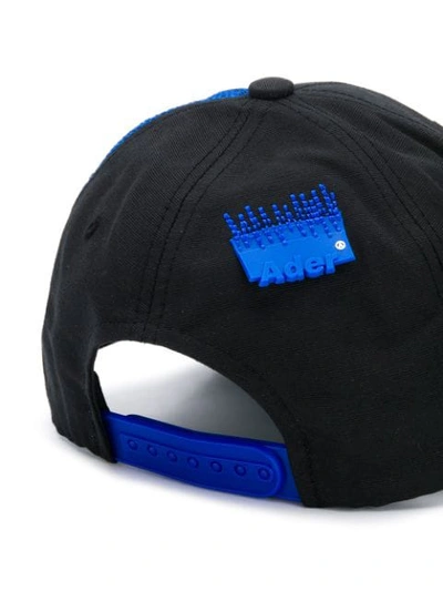 Shop Ader Error Mesh Panel Cap In Black