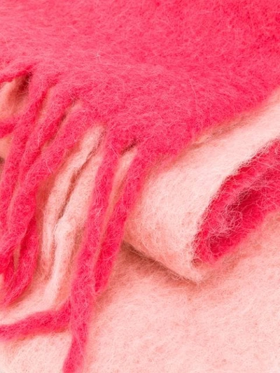 ACNE STUDIOS KELOW DYE双色围巾 - 粉色