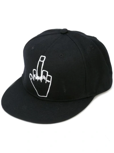 Shop Haculla Hac-off Embroidered Cap In Black