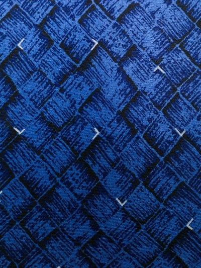 Shop Lanvin Pointed Tie In Blue