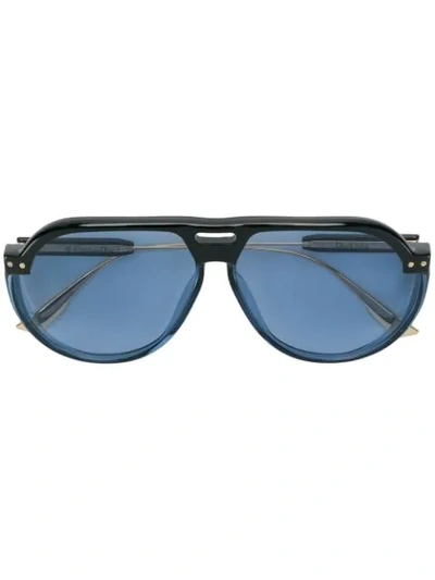 Shop Dior Club 3 Sunglasses In Blue