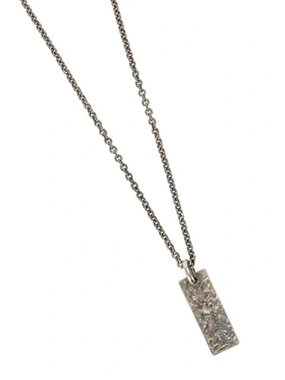 Shop Tobias Wistisen Diamond Embellished Necklace In Metallic