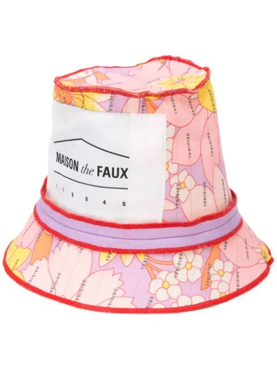 Shop Maison The Faux Mr/mrs Timberlake Hat In Multicolour