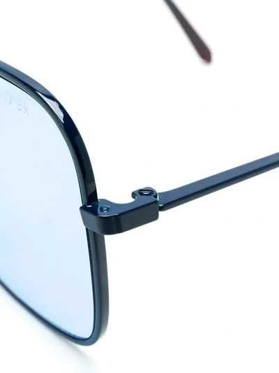 Shop Retrosuperfuture Iggy Sunglasses In Blue