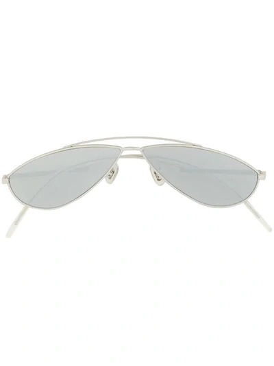 Shop Gentle Monster Kujo 02(1m) Sunglasses In Silver