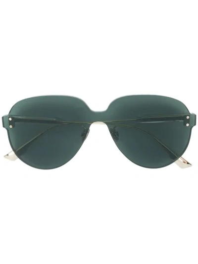 Shop Dior Colourquake3 Sunglasses In Green