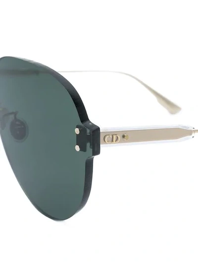 Shop Dior Colourquake3 Sunglasses In Green