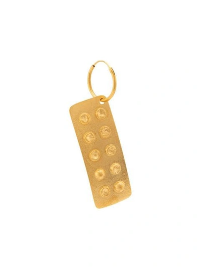 Shop Vibe Harsløf Pill Earring In Gold