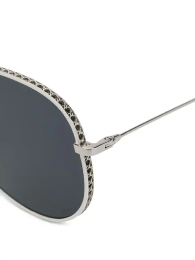 Shop Dior Aviator Sunglasses In White