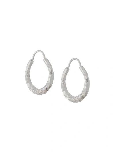 Shop All Blues Ellipse Small Earrings In Silver