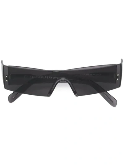 Shop Retrosuperfuture Vision Sunglasses In Black