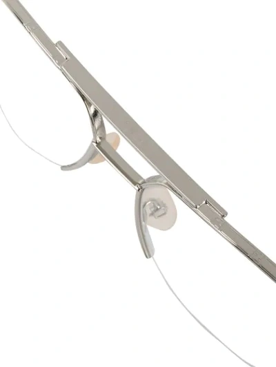 Shop Fendi Aviator Glasses In 10