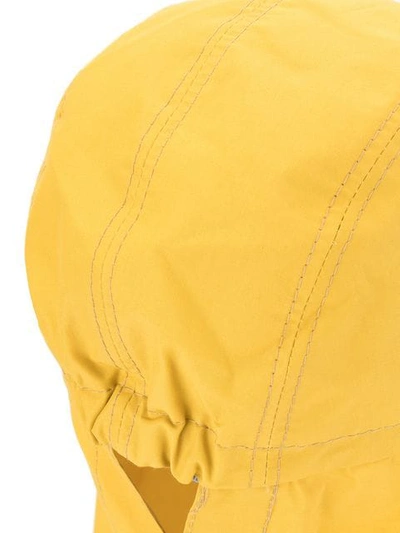 Shop A-cold-wall* Head-and-neck Hat In Yellow