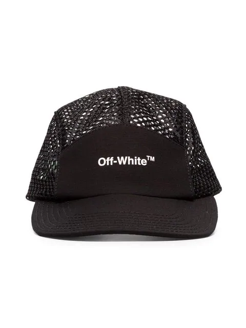 off white cap black