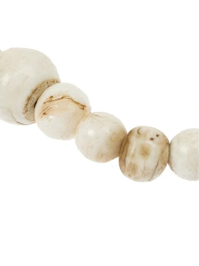 Shop Henson Small Shell Bead Necklace In Neutrals