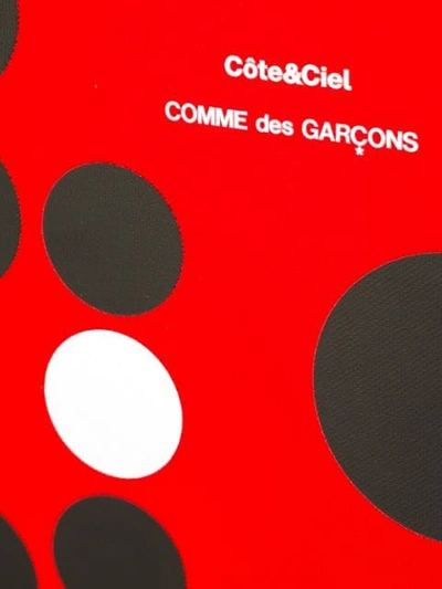 COMME DES GARÇONS WALLET COMME DES GARÇONS WALLET X CÔTE&CIEL 波点电脑保护套 - 红色
