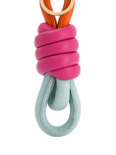 Shop Loewe Tangled Keyring In Multicolour