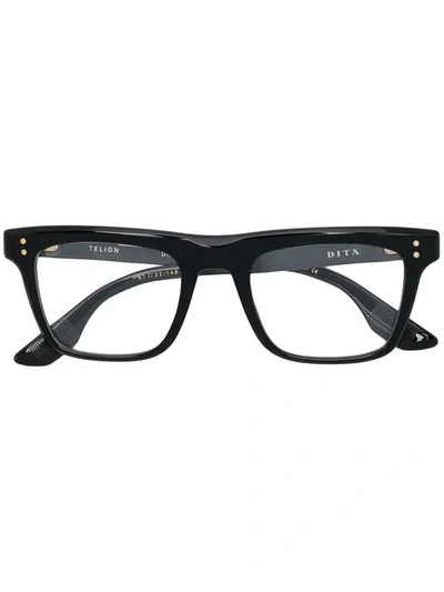 Shop Dita Eyewear Telion Glasses In Black