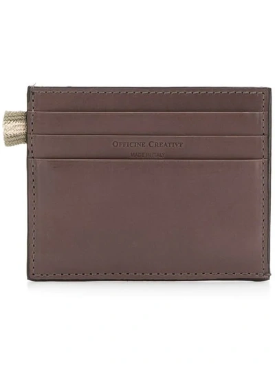 Shop Officine Creative Boudin Cardholder In Grey