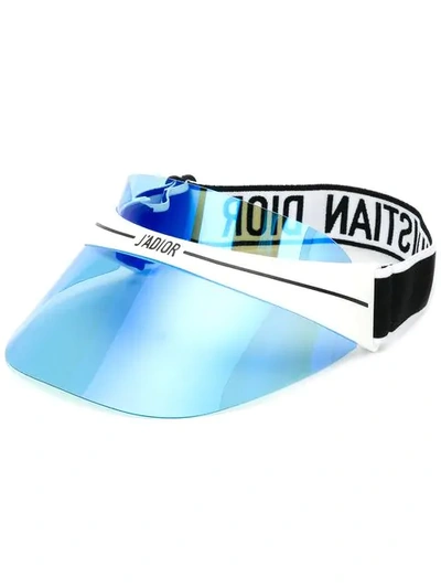 Shop Dior Club1 Visor In Blue