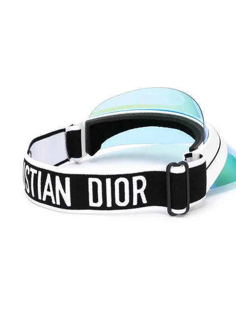 Dior Club1 Reflective Tinted Visor In Blue | ModeSens