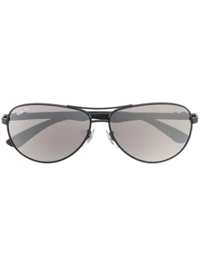 Ray Ban Ray-ban Aviator Tinted Sunglasses - Black In Black