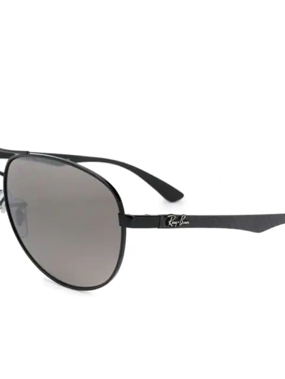 Ray Ban Ray-ban Aviator Tinted Sunglasses - Black In Black