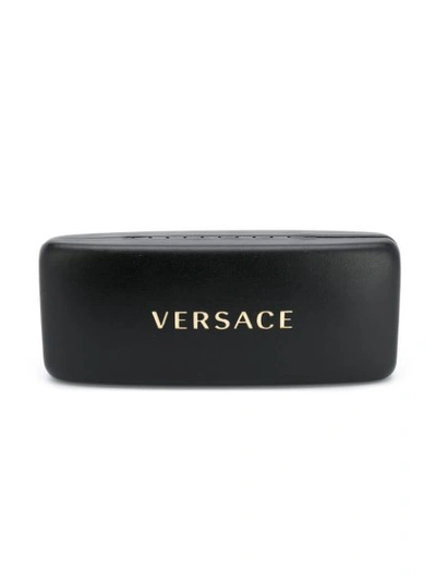 Shop Versace Eyewear Double Nose Bridge Glasses - Gold