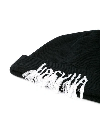 Shop Haculla Embroidered Logo Beanie In Black