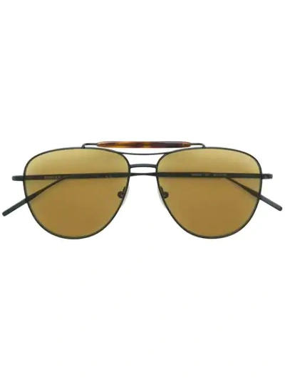 Shop Tomas Maier Eyewear Aviator Sunglasses In Black